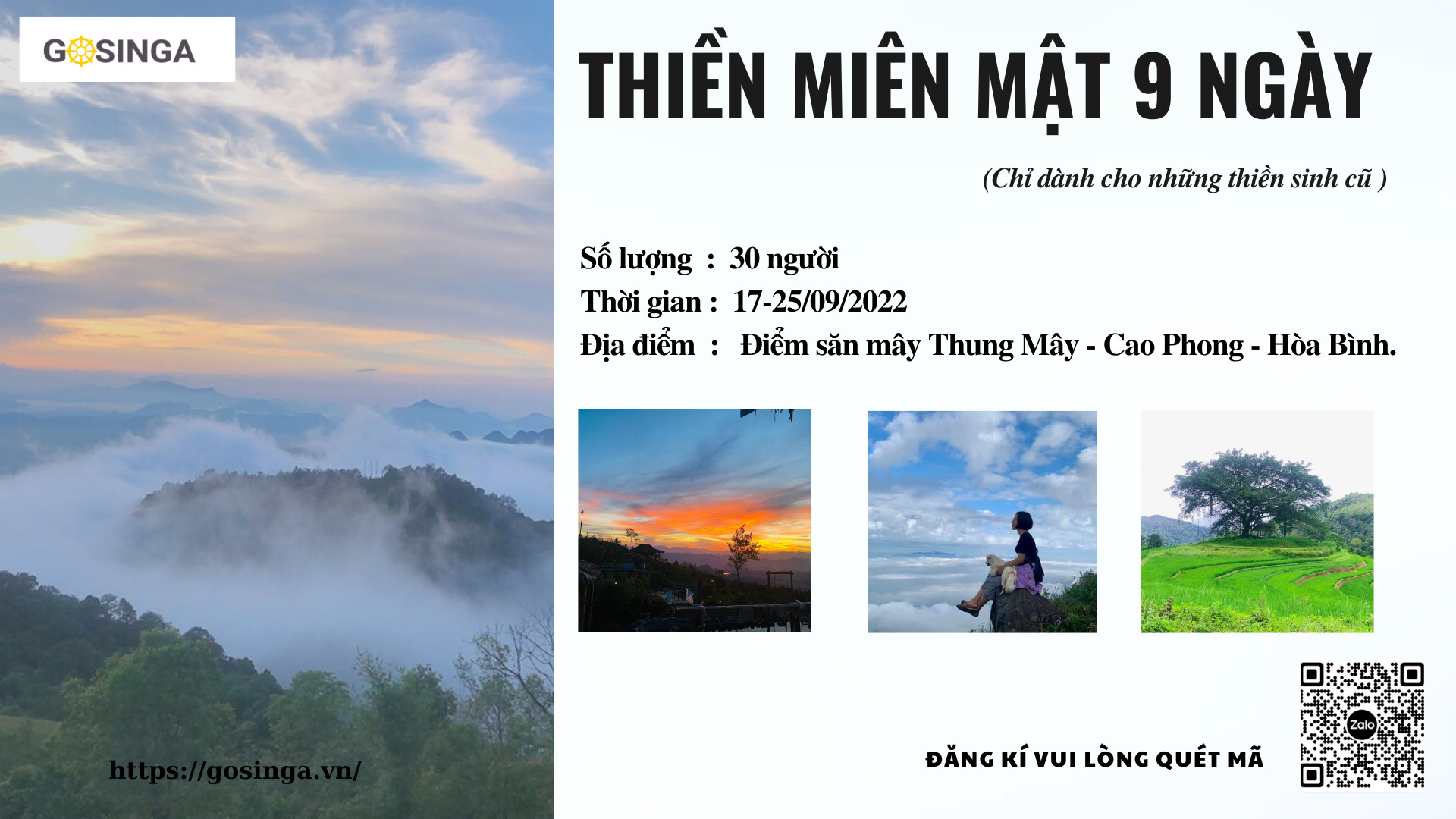 Khóa thiền miên mật 9 ngày